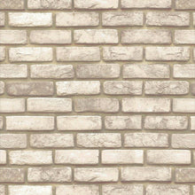 Load image into Gallery viewer, Beige Bricks Peel & Stick Wallpaper N08261