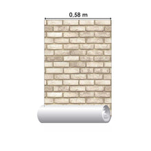 Load image into Gallery viewer, Beige Bricks Peel & Stick Wallpaper N08261