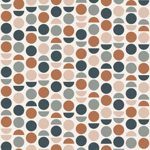 Load image into Gallery viewer, Circles Geometric Peel & Stick Wallpaper N09001