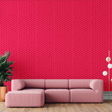 Load image into Gallery viewer, Geometric Red Peel & Stick Wallpaper N09030