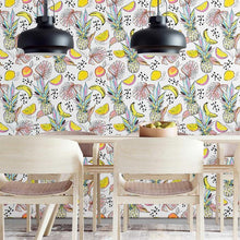 Load image into Gallery viewer, Fruits Abstract Peel & Stick Wallpaper N09044