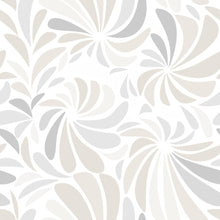 Load image into Gallery viewer, Leaves Beige Abstract Peel & Stick Wallpaper N09052