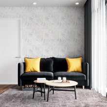 Load image into Gallery viewer, Leaves Beige Abstract Peel & Stick Wallpaper N09052