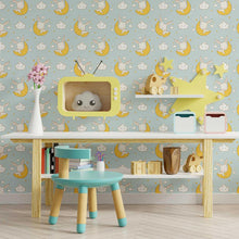 Load image into Gallery viewer, Good Night Bunny Peel & Stick Wallpaper N09080