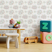 Load image into Gallery viewer, Hippopotamus Peel & Stick Wallpaper N09084