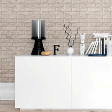 Load image into Gallery viewer, White Bricks Peel & Stick Wallpaper N09111