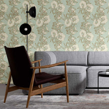 Load image into Gallery viewer, Floral Green Peel & Stick Wallpaper N09113