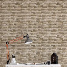 Load image into Gallery viewer, Brick Wall Peel & Stick Wallpaper NP007