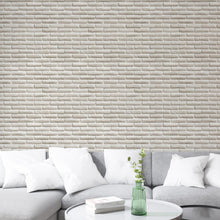 Load image into Gallery viewer, Brick Wall Rustic Off White Peel & Stick Wallpaper NP010