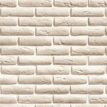 Load image into Gallery viewer, Brick Wall Rustic Off White Peel & Stick Wallpaper NP010