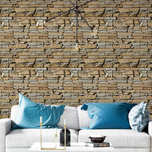 Load image into Gallery viewer, Brick Wall Peel & Stick Wallpaper NP108