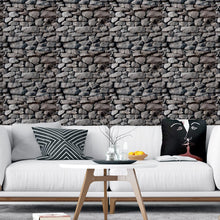 Load image into Gallery viewer, Stones Rustic Peel & Stick Wallpaper NP032