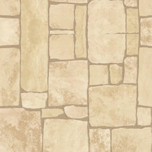 Load image into Gallery viewer, Beige Stones Peel & Stick Wallpaper NP036