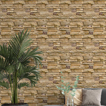 Load image into Gallery viewer, Beige Stones Peel & Stick Wallpaper NP051