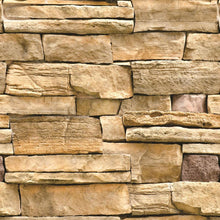 Load image into Gallery viewer, Beige Stones Peel & Stick Wallpaper NP051