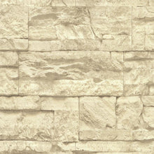 Load image into Gallery viewer, Stones Off White Peel & Stick Wallpaper NP058