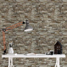 Load image into Gallery viewer, Slate Stones Peel & Stick Wallpaper NP064
