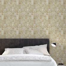 Load image into Gallery viewer, Beige Stones Peel & Stick Wallpaper NP098