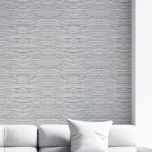 Load image into Gallery viewer, White Stone Peel & Stick Wallpaper NP069