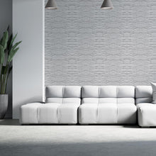 Load image into Gallery viewer, White Stone Peel & Stick Wallpaper NP069