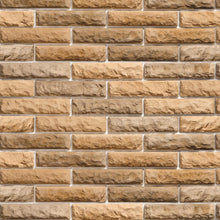 Load image into Gallery viewer, Brick Wall Tan Peel & Stick Wallpaper NP077