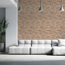 Load image into Gallery viewer, Beige Stones Peel & Stick Wallpaper NP087