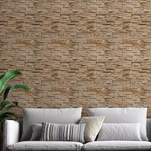 Load image into Gallery viewer, Beige Stones Peel & Stick Wallpaper NP095