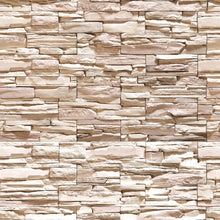 Load image into Gallery viewer, Beige Stones Peel & Stick Wallpaper NP097