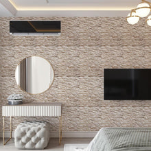 Load image into Gallery viewer, Beige Stones Peel & Stick Wallpaper NP097