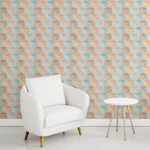 Load image into Gallery viewer, Geometric Luxury Art Deco Peel &amp; Stick Wallpaper N013107
