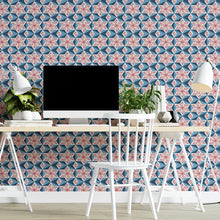 Load image into Gallery viewer, Geometric Triangles Peel &amp; Stick Wallpaper N011106
