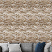Load image into Gallery viewer, Beige Stones Peel &amp; Stick Wallpaper NP087
