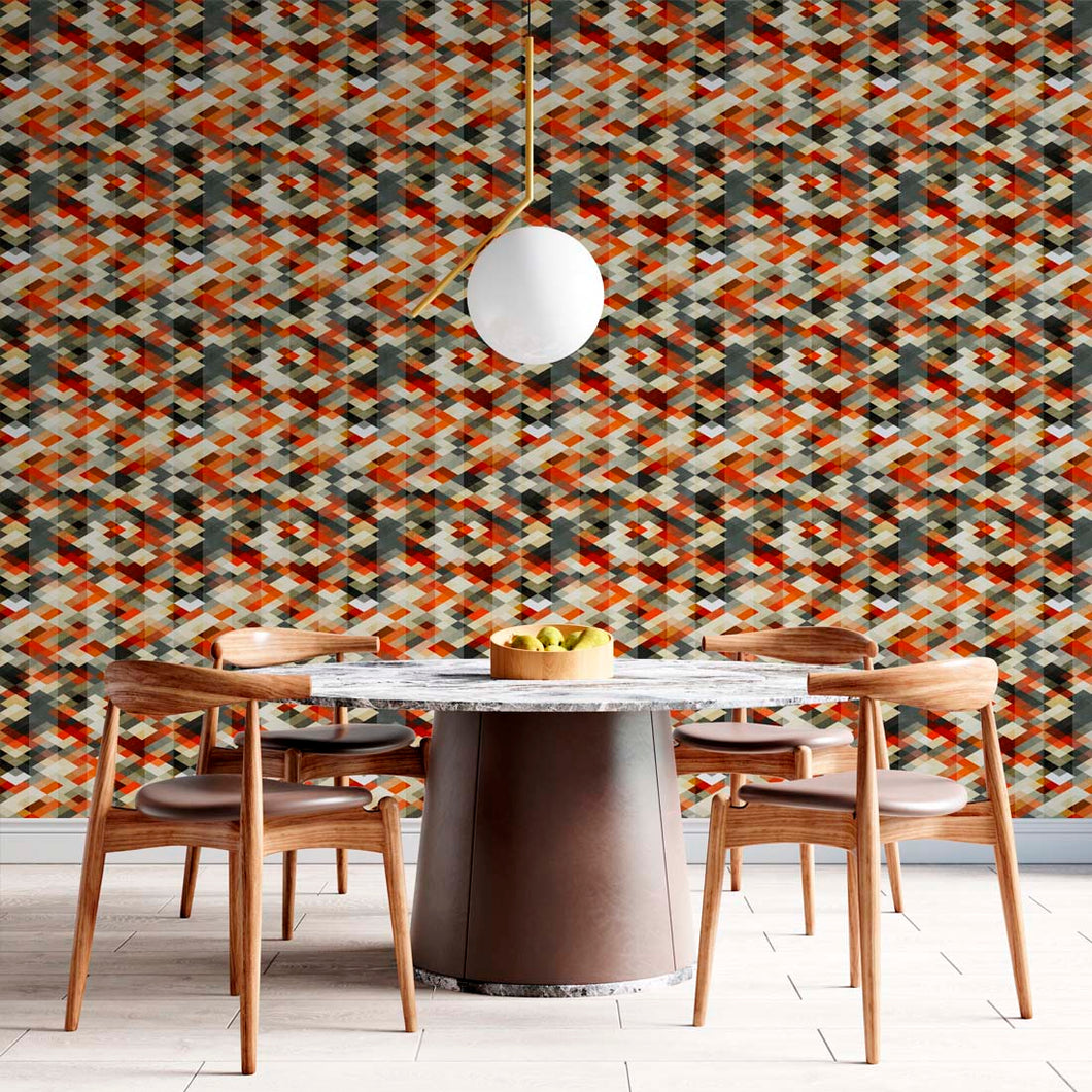 Geometric Peel and Stick Wallpaper Roll