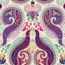 Load image into Gallery viewer, Paisley Peel and Stick Wallpaper Roll
