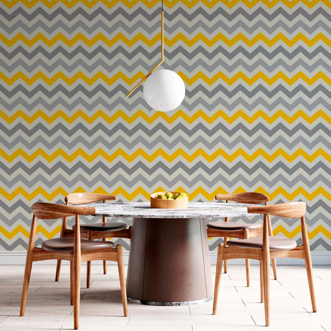 Chevron Peel and Stick Wallpaper Roll