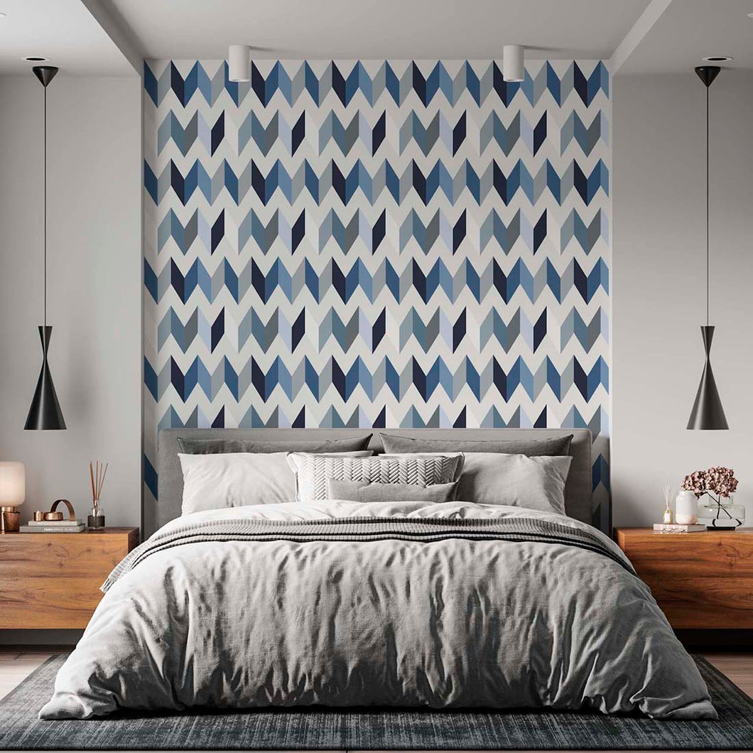 Chevron Peel and Stick Wallpaper Roll