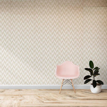 Load image into Gallery viewer, Chevron Peel and Stick Wallpaper Roll
