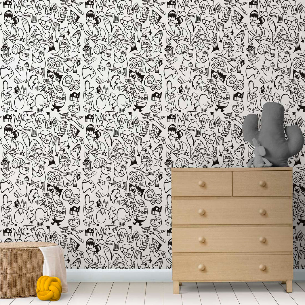 Geometric Triangle Peel and Stick Wallpaper Roll