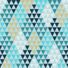 Load image into Gallery viewer, Geometric Triangle Peel and Stick Wallpaper Roll
