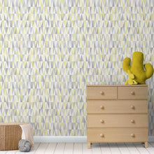 Load image into Gallery viewer, Geometric Triangle Peel and Stick Wallpaper Roll
