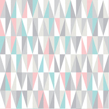 Load image into Gallery viewer, Striped Heart Peel and Stick Wallpaper Roll
