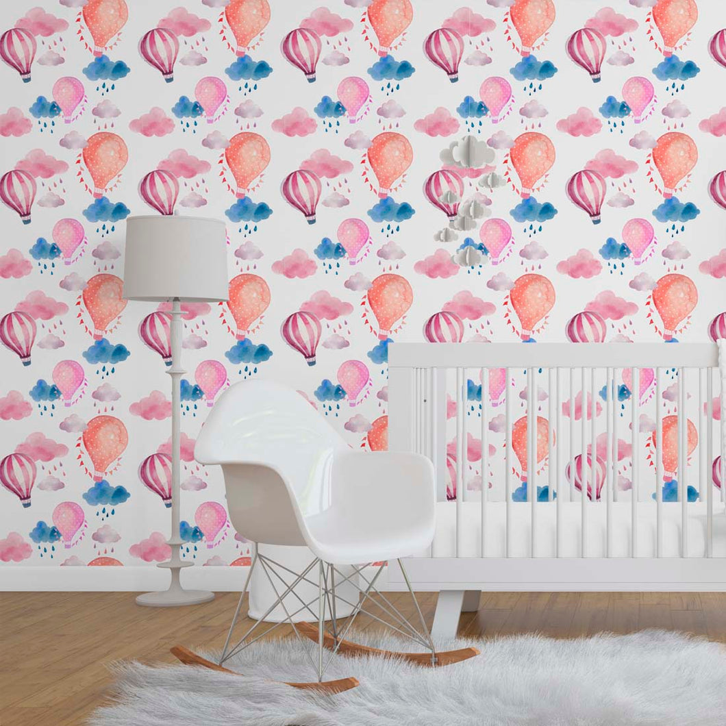 Kids Clouds Peel and Stick Wallpaper Roll