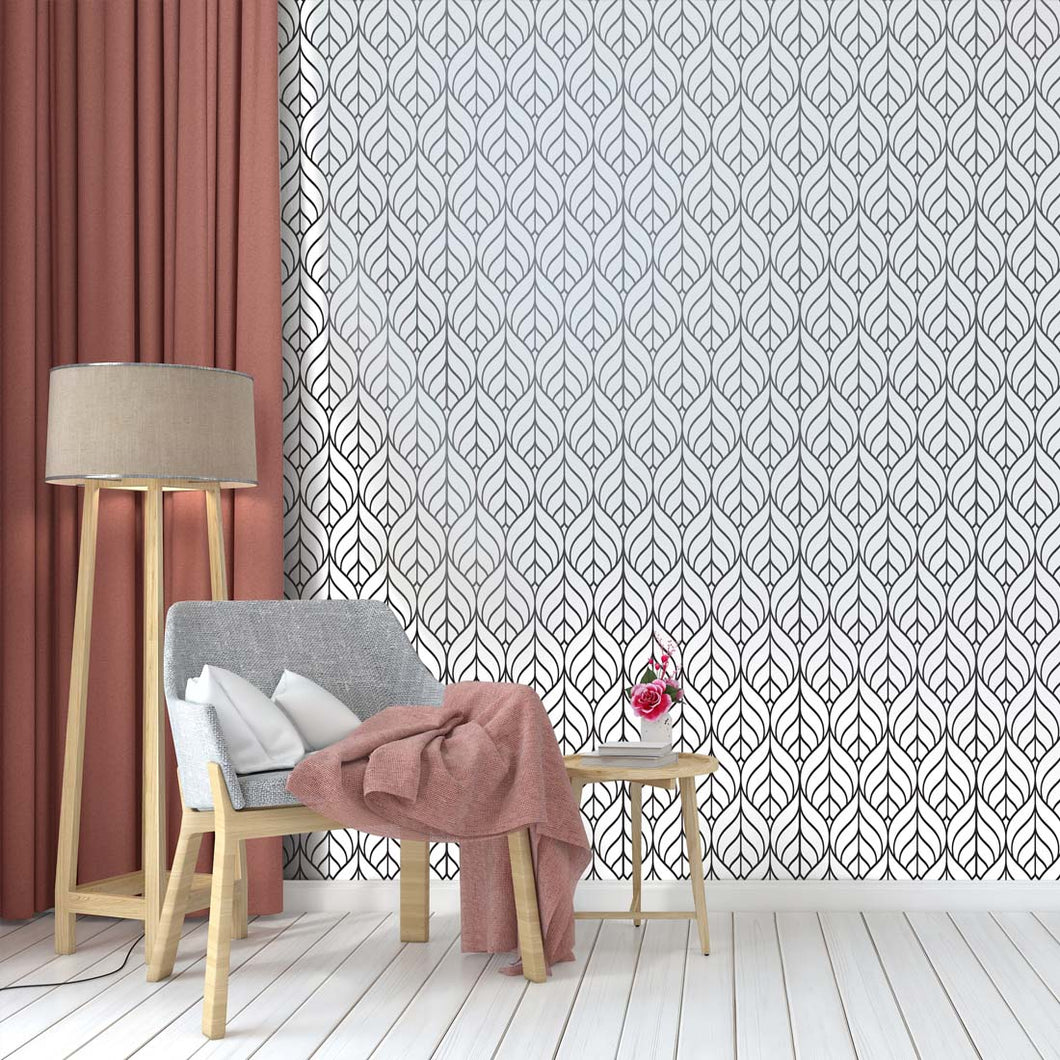 Geometric Peel and Stick Wallpaper Roll