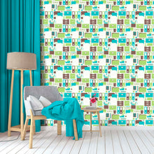 Load image into Gallery viewer, Abstract Peel and Stick Wallpaper Roll

