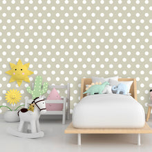 Load image into Gallery viewer, Polka Polka dots Peel and Stick Wallpaper Roll
