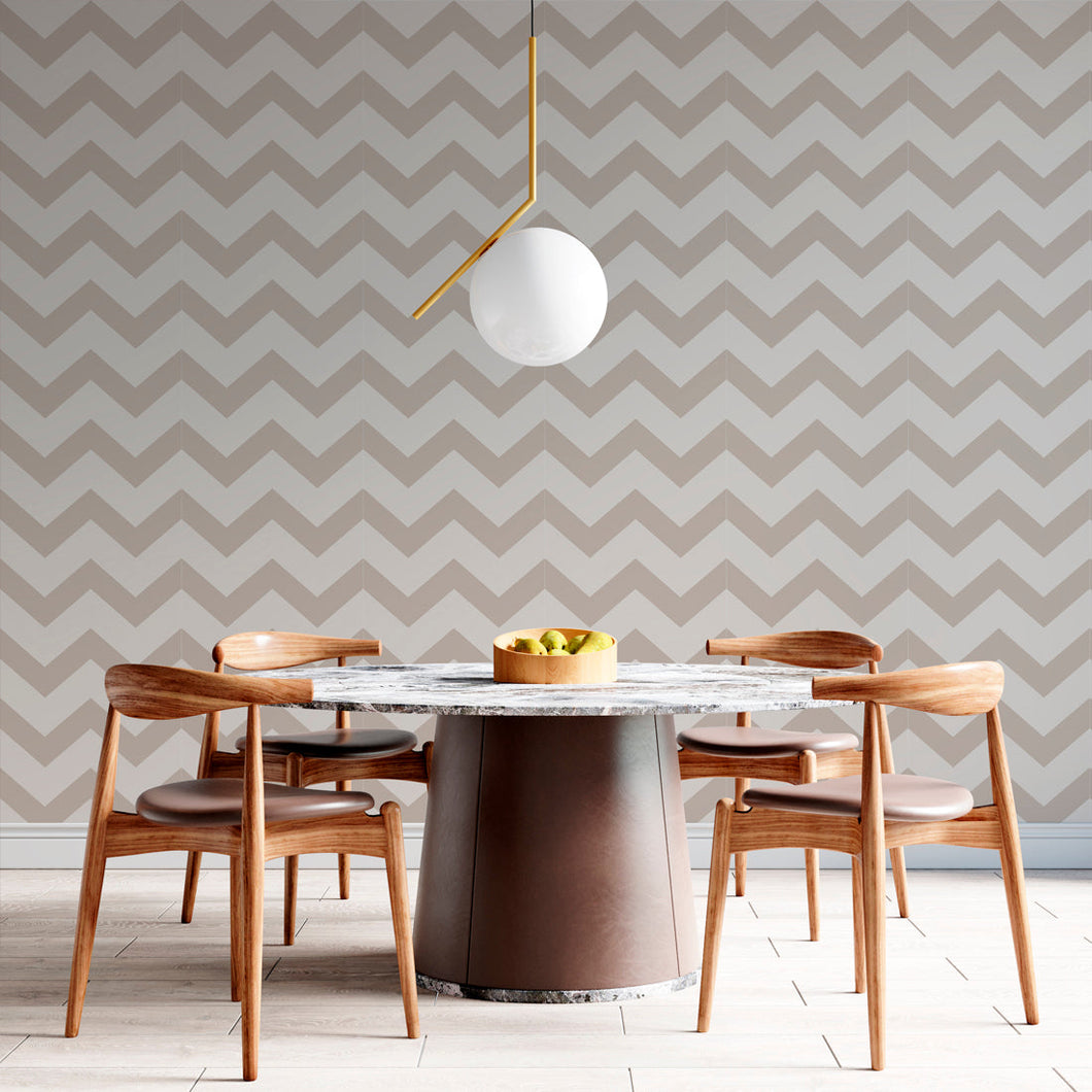 Chevron Peel and Stick Wallpaper Roll