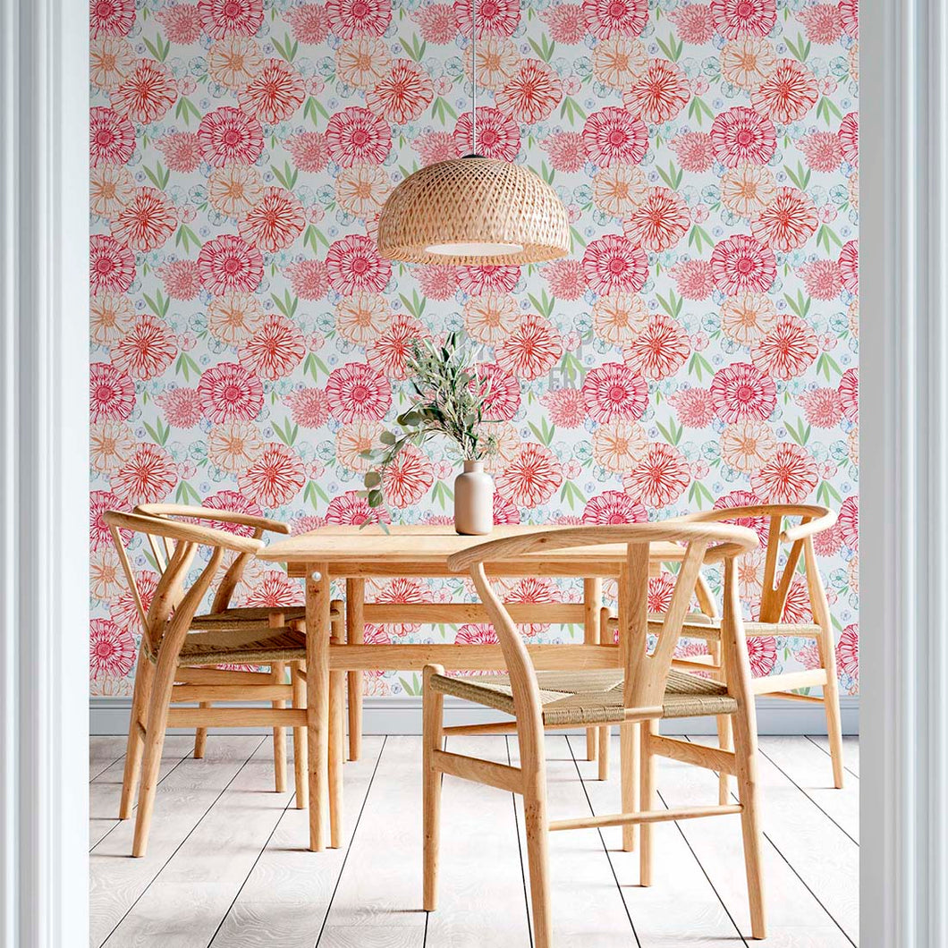 Chevron Peel and Stick Wallpaper Roll