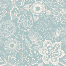 Load image into Gallery viewer, Floral Peel and Stick Wallpaper Roll
