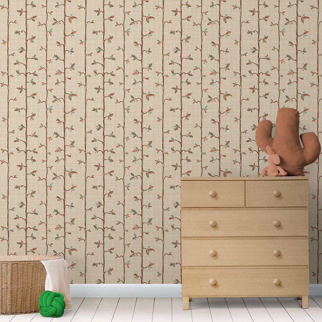 Floral Peel and Stick Wallpaper Roll