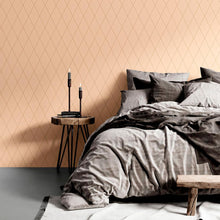 Load image into Gallery viewer, Soft Beige Plaid Peel &amp; Stick Wallpaper N010011
